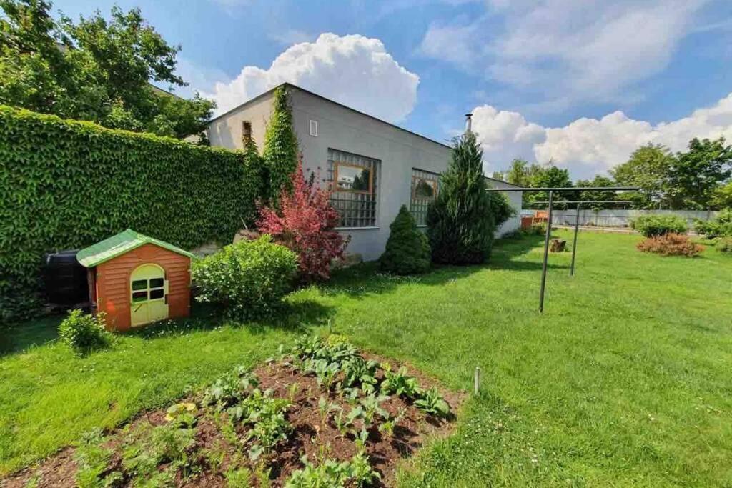 Family Apartment With Garden And Parking Spot Ceske Budejovice Eksteriør bilde
